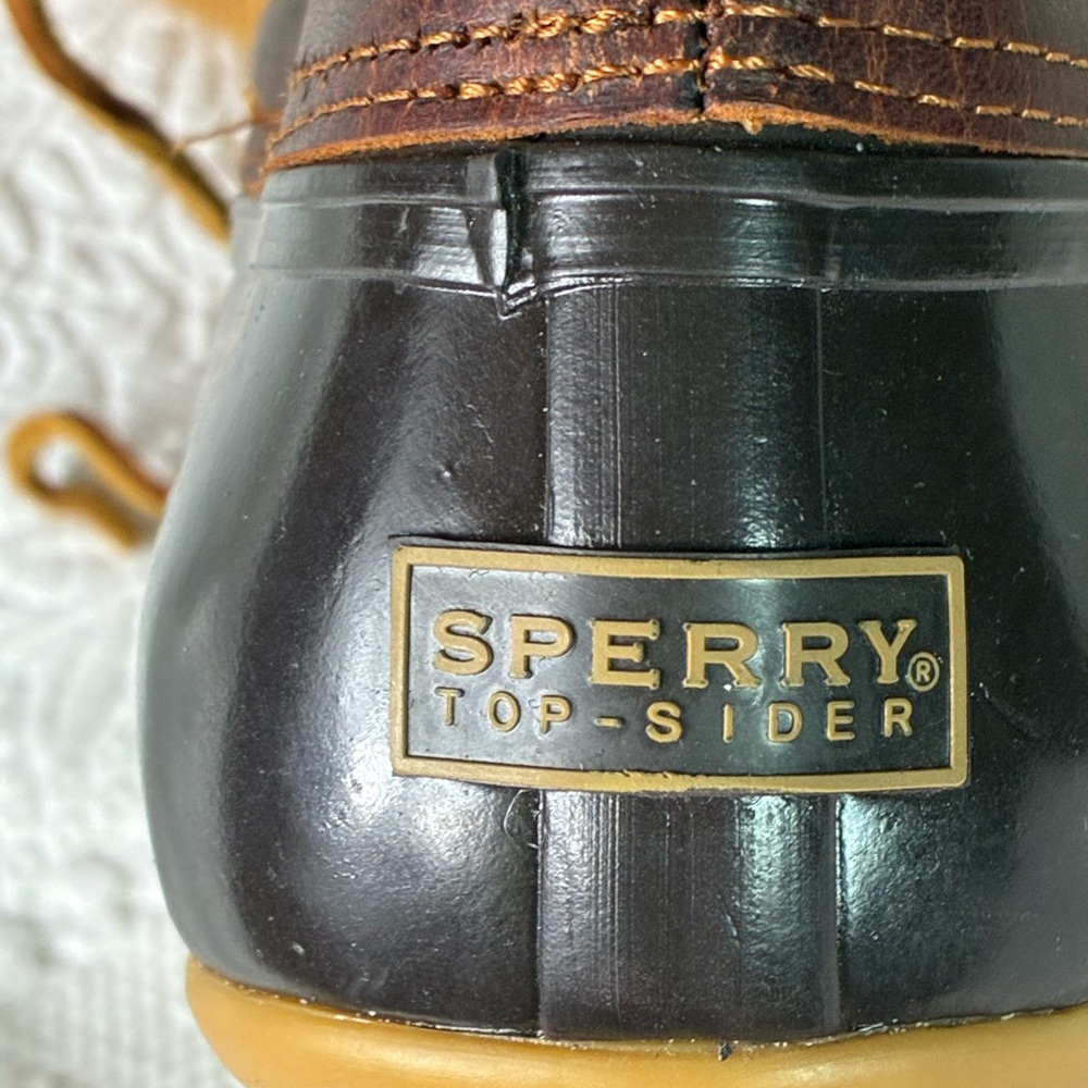 Sperry Black and Brown Duck Boots - Picture 8 of 16